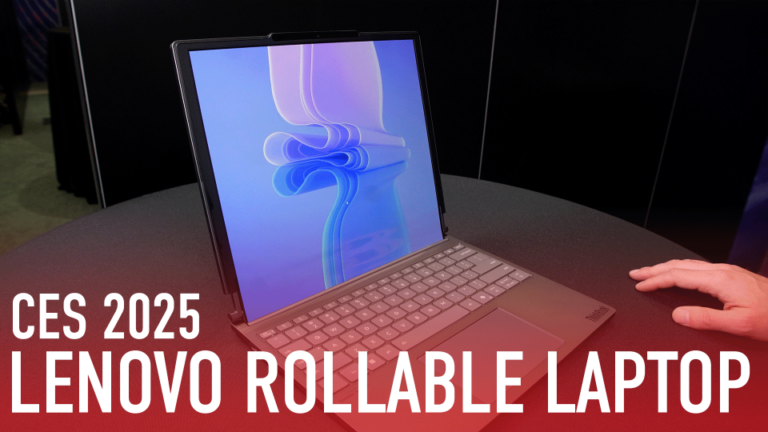 Lenovo Unveils Rollable OLED Laptop at CES 2025