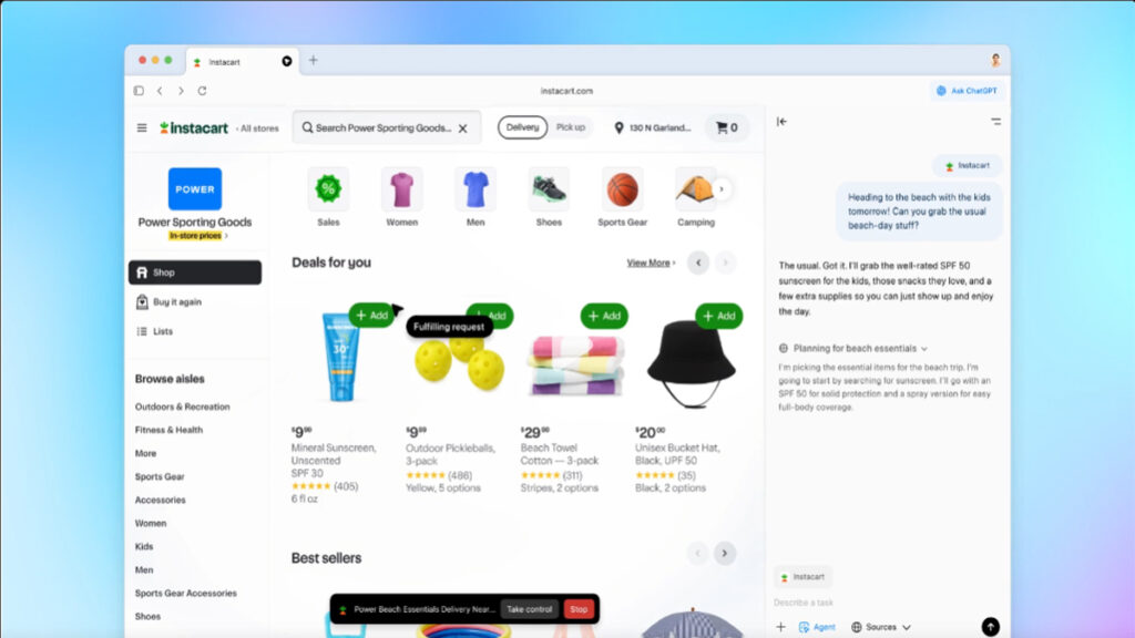 ChatGPT New Browser Atlas